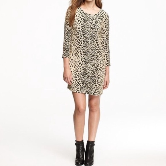 j crew factory leopard dress